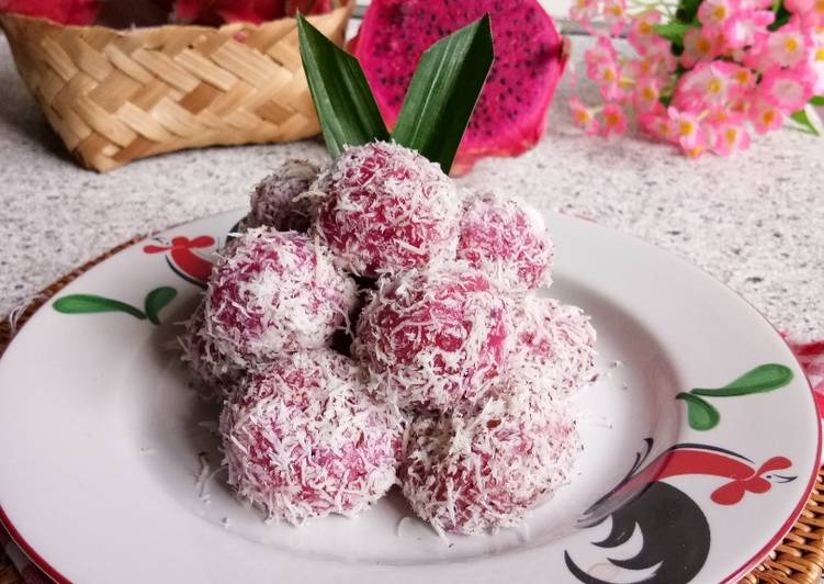 Klepon Buah Naga