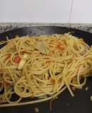 🍝 Spaghetti con verduras y champiñones