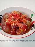 Rujak Kuah Pindang Buah Anggur Merah