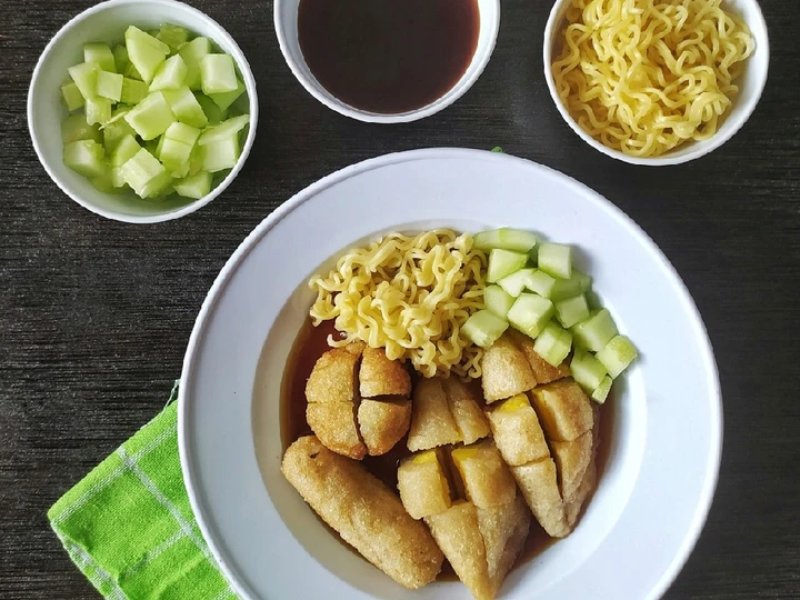 Cara Sederhana Membuat Resep  Pempek Dos (Pempek Tanpa Ikan) Lembut yang Enak Banget, Enak Banget