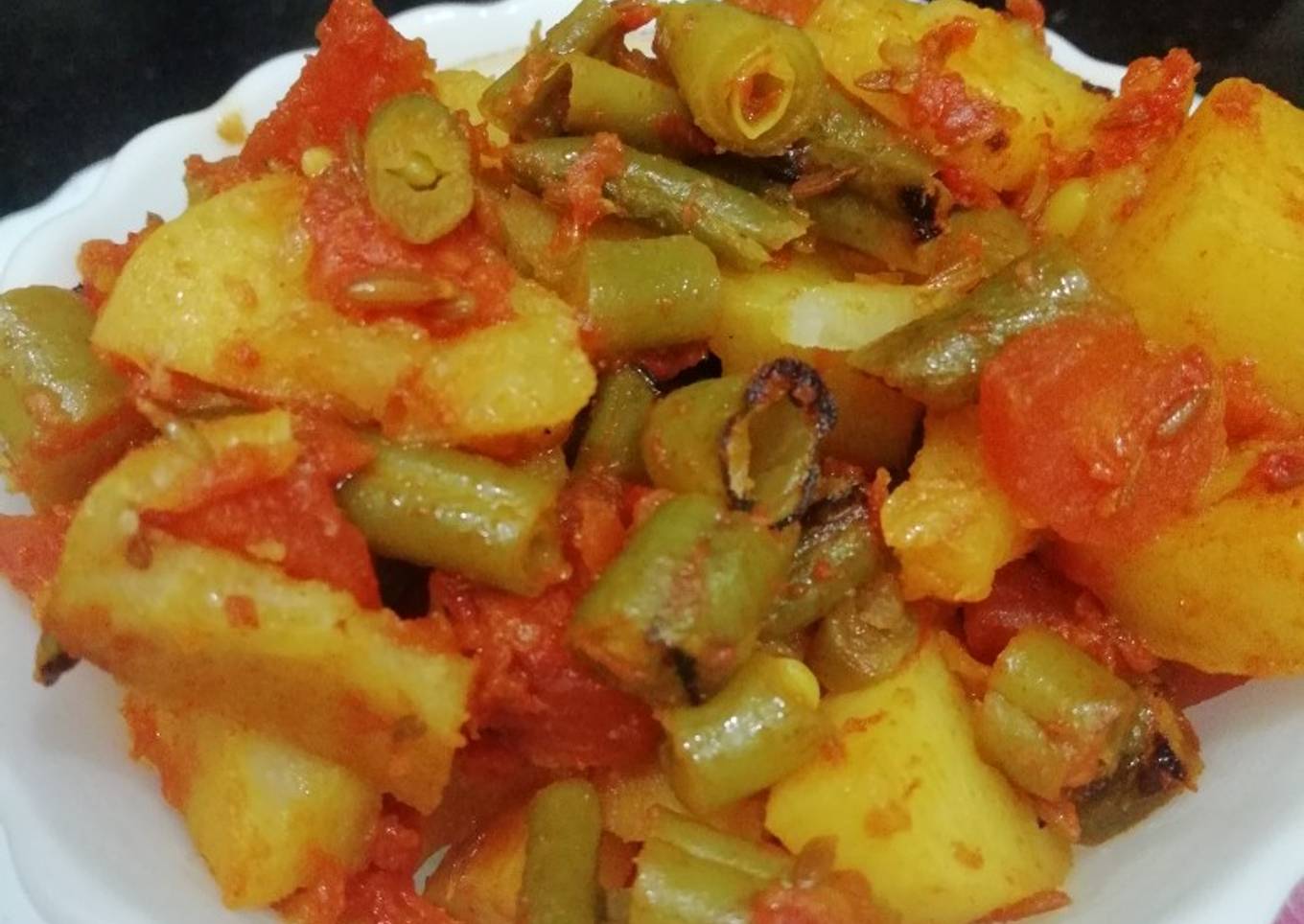 Beans & Potato Bhaji