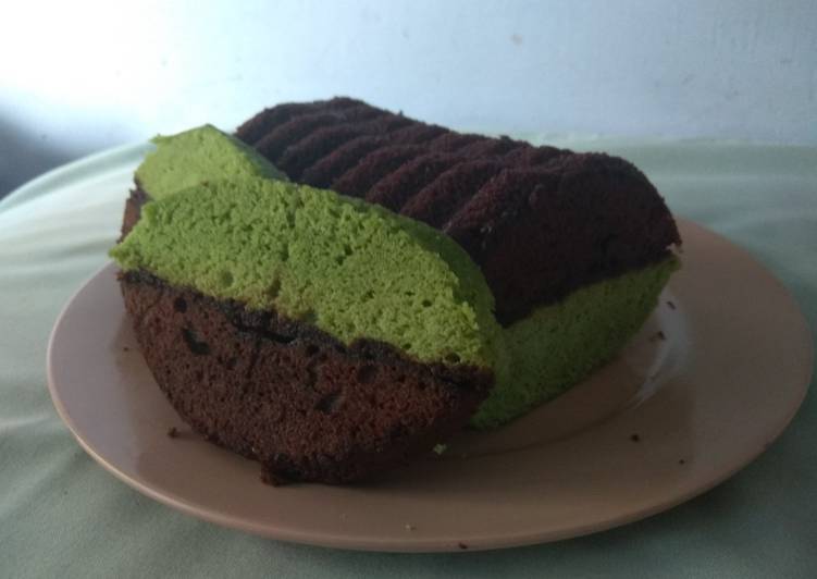 Resep Choco greentea lip shape brownies yang Sempurna