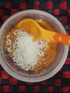 Foto resep Snack mpasi 6 bulan : pure ubi kuning