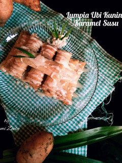Foto resep Lumpia Ubi Kuning Karamel Susu