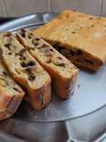 Budín sin tacc de yogur con chips de chocolate