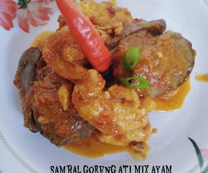 Cara Membuat Sambal Goreng Ati Mix Ayam Enak Sederhana