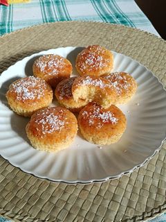 Una foto de Mini magdalenas de naranja