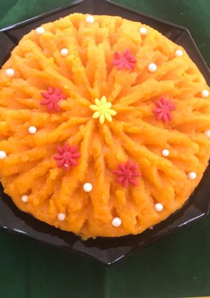 A picture of Masoor daal Halwa.