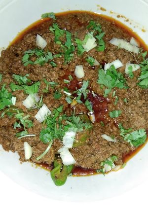 A picture of Beef keema.