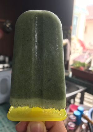 รูปของ Spinach Ice cream ไอติมผักโขม (อาหารเด็ก)