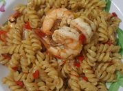 Gambar fusilli aglio olio