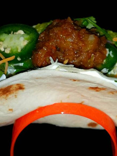 A picture of Mike's Shreadded Pork Tacos.