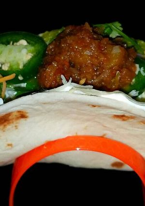 A picture of Mike's Shreadded Pork Tacos.