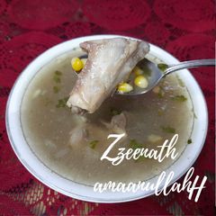 Mutton Sweet Corn Soup A picture of Mutton Sweet Corn Soup.