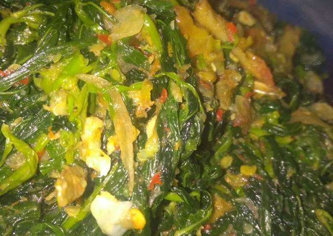 Anti Ribet, Membuat Tumis Daun ubi pedas Sederhana Dan Enak