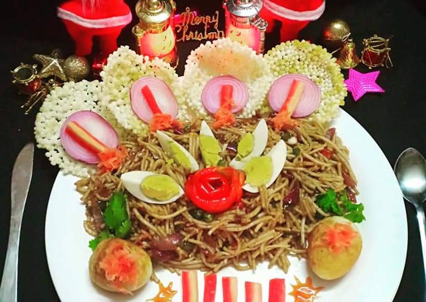 Fried egg Chowmein