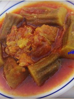عکسی از دستور خورشت بامیه و گوشت