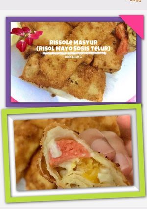 Foto resep Rissole Masyur (Risol Mayo Sosis Telur)
