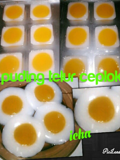 Foto resep Puding telur ceplok