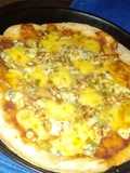 13. pizza casera semi integral muy fácil y rápida 🍕 sabor apio-roque-nuez