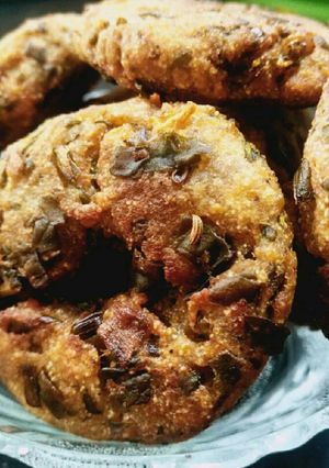 A picture of Bread palak vada.