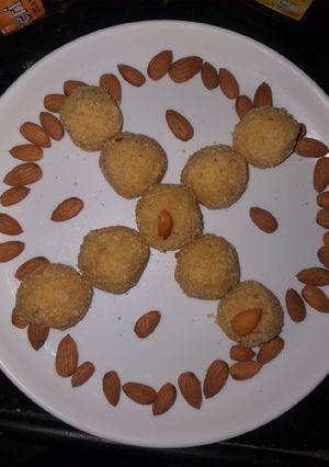 A picture of Churma ladoo.