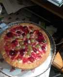 Tarta de fruta súper rápida