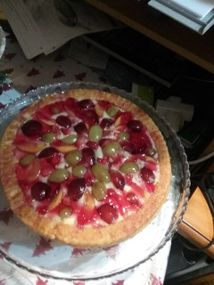 Una foto de Tarta de fruta súper rápida