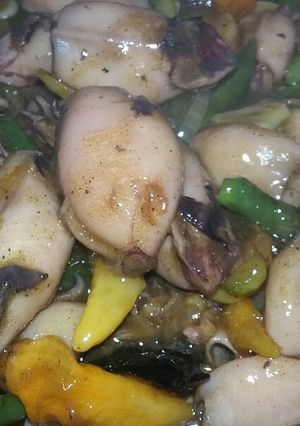 Foto resep Cumi-cumi Tumis Pedas