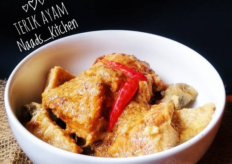 Langkah mengolah TERIK AYAM TAHU #SelasaBisa, Bisa Manjain Lidah