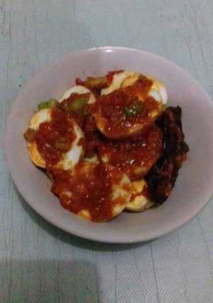 Foto resep Telur balado sederhana