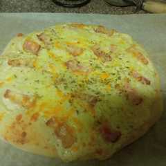 Foto principal de Pizza casera a la carbonara
