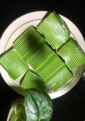 Foto resep Kue lapis pandan
