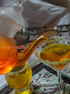 عکسی از دستور شربت زعفران