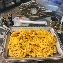 A picture of Spicy Spaghetti.