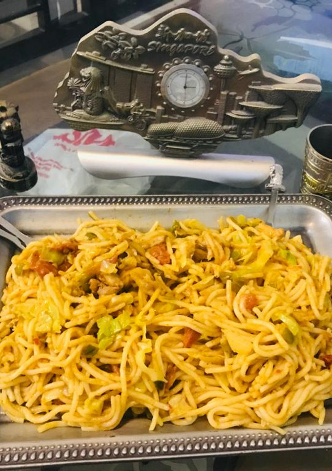 A picture of Spicy Spaghetti.