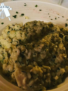 Una foto de Risotto de hierbas