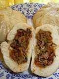 Nikuman, bollos rellenos de cerdo al vapor