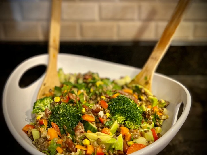 Easy Way Prepare Mediterranean Lentil Salad the So Delicious Really delicious