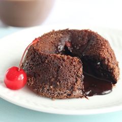 A picture of Drunken Cherry in Molten Lava Cake.