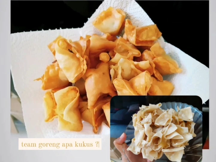 Cara Gampang Membuat Resep  Pangsit Goreng Kukus yang Menggugah Selera, Bisa Manjain Lidah
