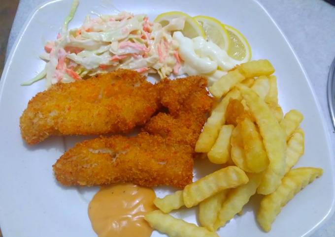 Resipi Fish and chips oleh haslin ahmad - Cookpad