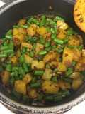 French Beans/Green Beans -Potato Stir Fry