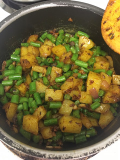 A picture of French Beans/Green Beans -Potato Stir Fry.