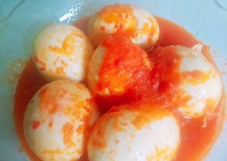 makanan Telur Balado yang pingin nambah