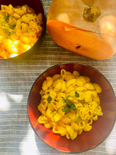 Una foto de Mac&Cheese vegano 🍝 🧀