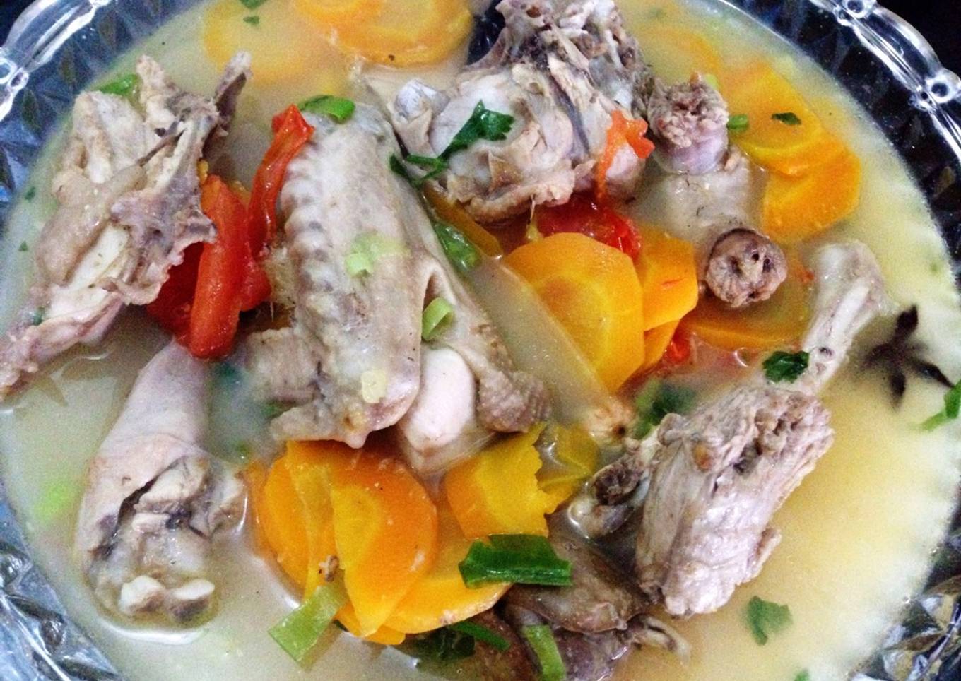 Sup ayam kampung spesial
