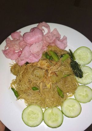 Foto resep Bihun goreng bakso rawit