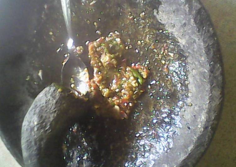 Anti Ribet, Membuat Sambel goang Yang Sederhana