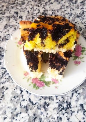 عکسی از دستور کیک زرافه